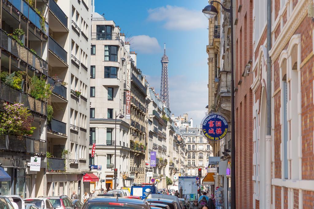 Hotel Yllen Eiffel Paryż Zewnętrze zdjęcie